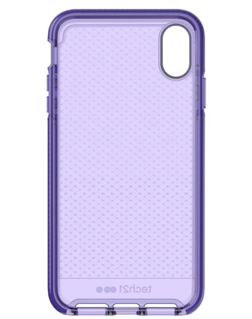 Tech 21 Evo Check Case Purple for iPhone XS Max