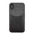 Uunique London Hardshell Credit Card Case (Black) for iPhone X/XS