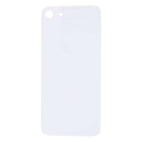 Battery Cover Glass with Adhesive (White) for iPhone 8