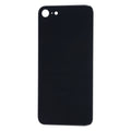 Battery Cover Glass with Adhesive (Black) for iPhone 8