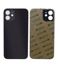 Back Glass Replacement with Adhesive (Black) for iPhone 12 Mini