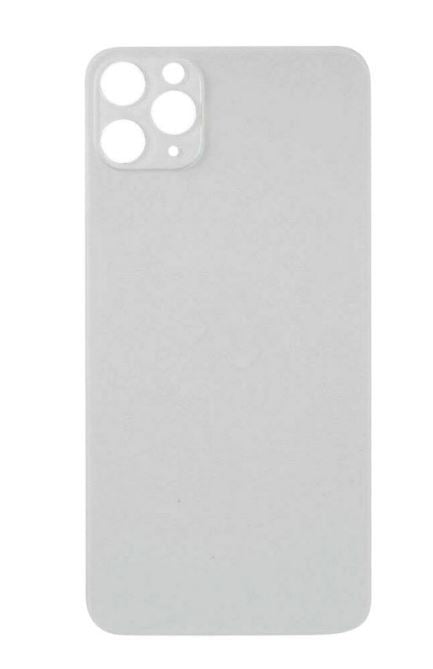 Back Glass Replacement with Adhesive (Silver) for iPhone 11 Pro Max