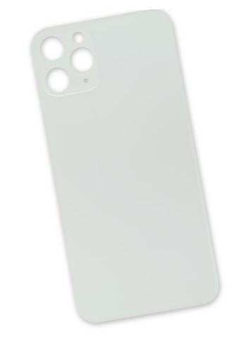 Back Glass Replacement with Adhesive (Silver) for iPhone 11 Pro
