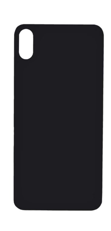 Back Glass Replacement with Adhesive (Black) for iPhone XS Max