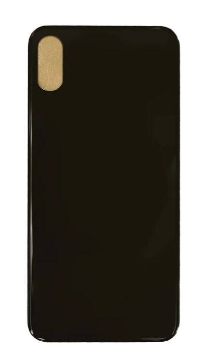 Back Glass Replacement with Adhesive (Black) for iPhone XS