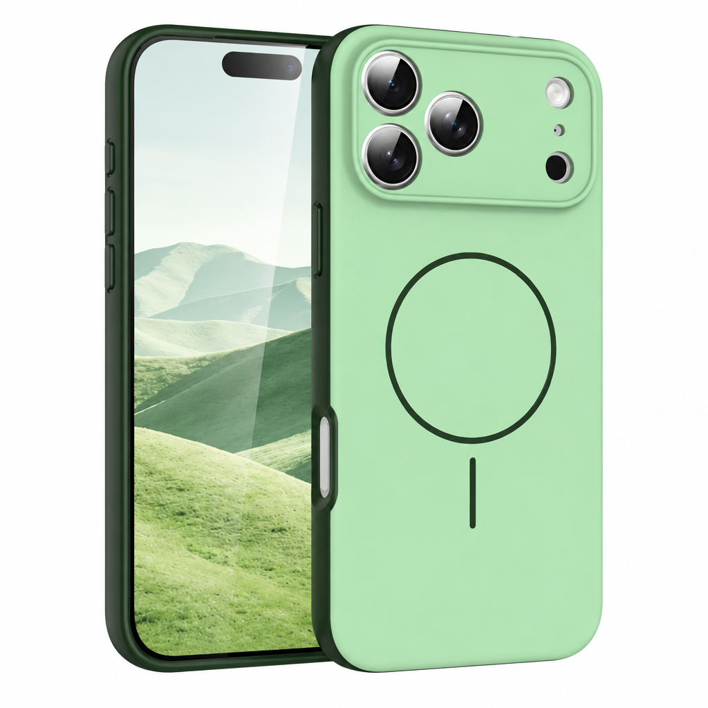 Magnetic Anti-Drop Phone Case with Lanyard, Skin-Feel PC+TPU Protective Cover Compatible with iPhone 16 / 17 Series