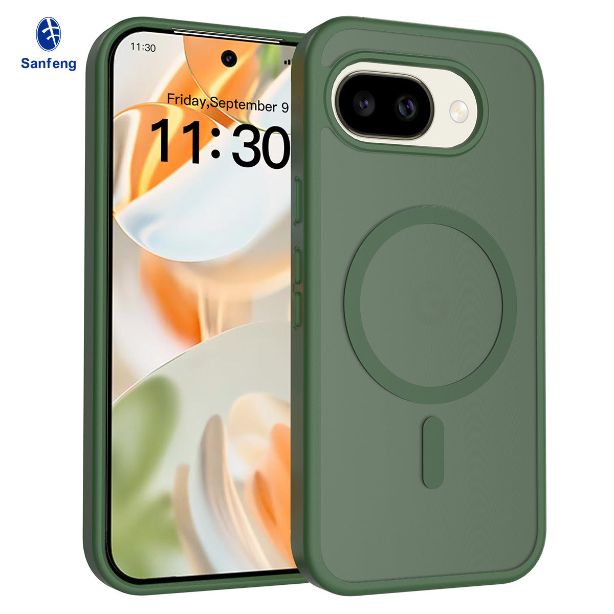 Matte Magnetic Phone Case for Google Pixel 10, 10 Pro XL, 9 Pro, 9 Pro Fold, Shockproof TPU Anti-Fall Protective Cover