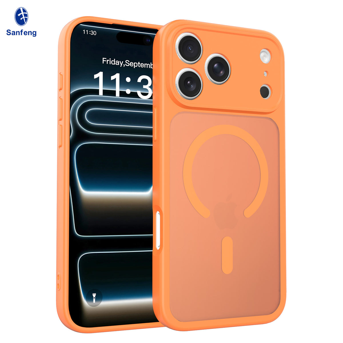 Magnetic Matte TPU Phone Case Compatible with iPhone 17 Air, Skin-Feel Anti-Fingerprint Semi-Transparent Protective Cover
