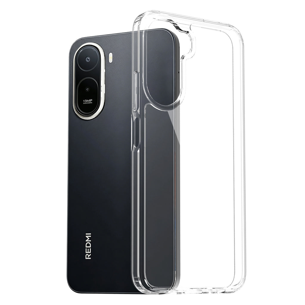 Clear Shockproof Silicone Case with Four-Corner Drop Protection for Redmi & Xiaomi Phones