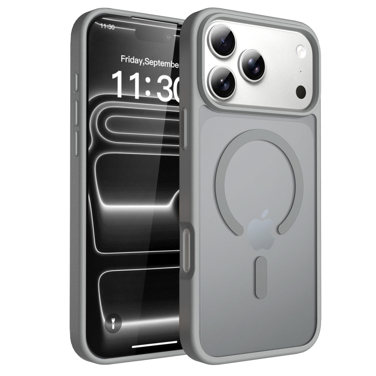 Magnetic Matte Anti-Drop Protective Phone Case for iPhone, Shockproof High-Quality TPU Back Cover