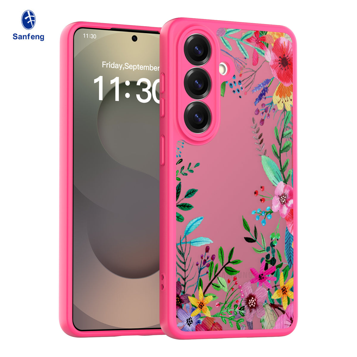 Sanfeng Custom Matte TPU Phone Case for Samsung Galaxy Series, Anti-Fall Protective Cover with Personalized Silk Screen Printing Logo