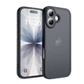Frosted Skin-Feel Magnetic Phone Case for iPhone 16 Pro Max, Shockproof TPU Anti-Fall Protective Cover - Brown