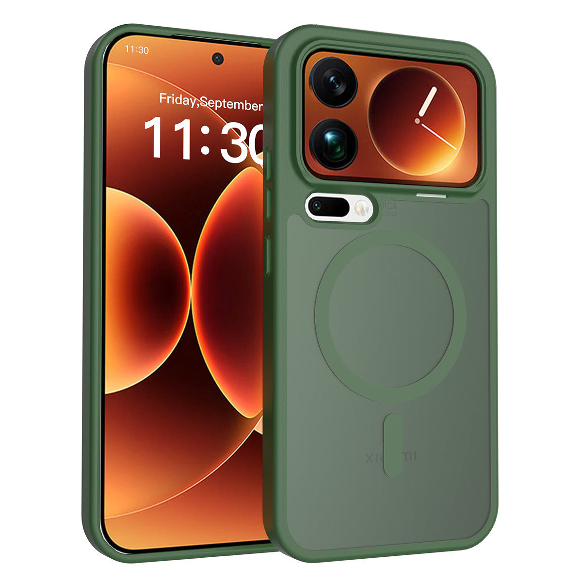 Magnetic Frosted Translucent Case for Xiaomi - Anti-Fall Matte Skin-Feel Shockproof TPU Phone Cover
