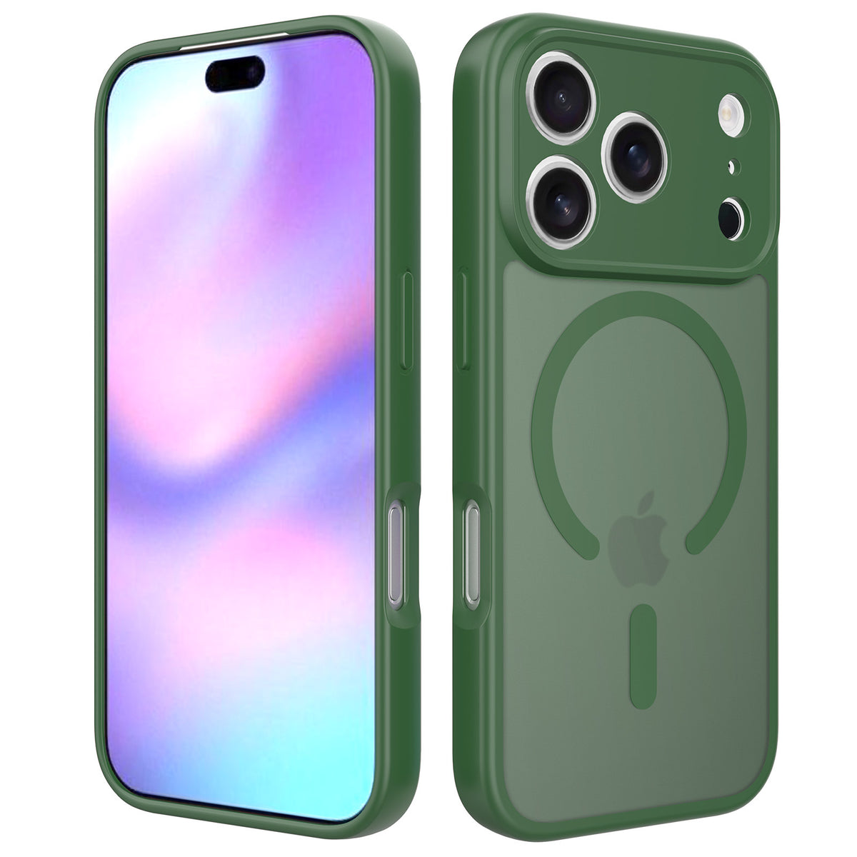 Frosted Magnetic Shockproof Phone Case for iPhone 17 16 15 Pro Max Plus, Anti-Drop Hard Shell with Precision Cutouts