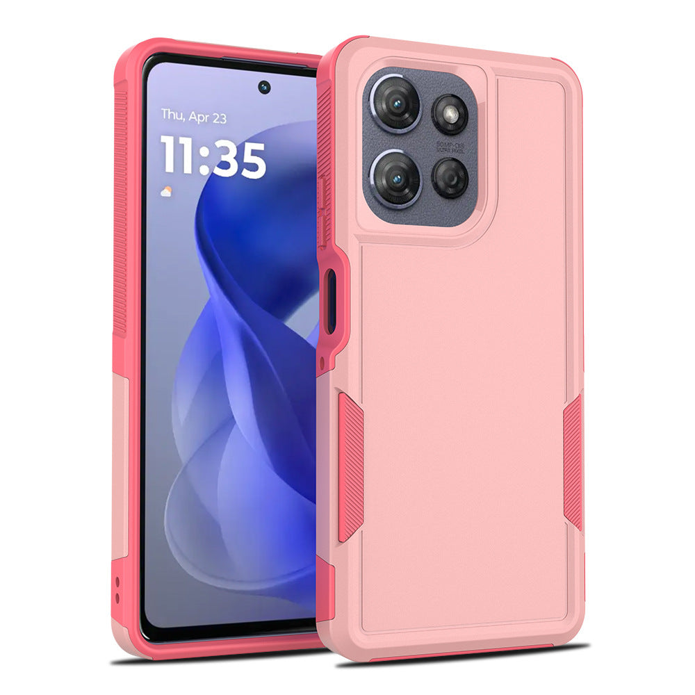 Magnetic Skin-Feel Protective Phone Case for Motorola Moto Edge and Moto G Series, TPU+PC Anti-Fall Shockproof Cover