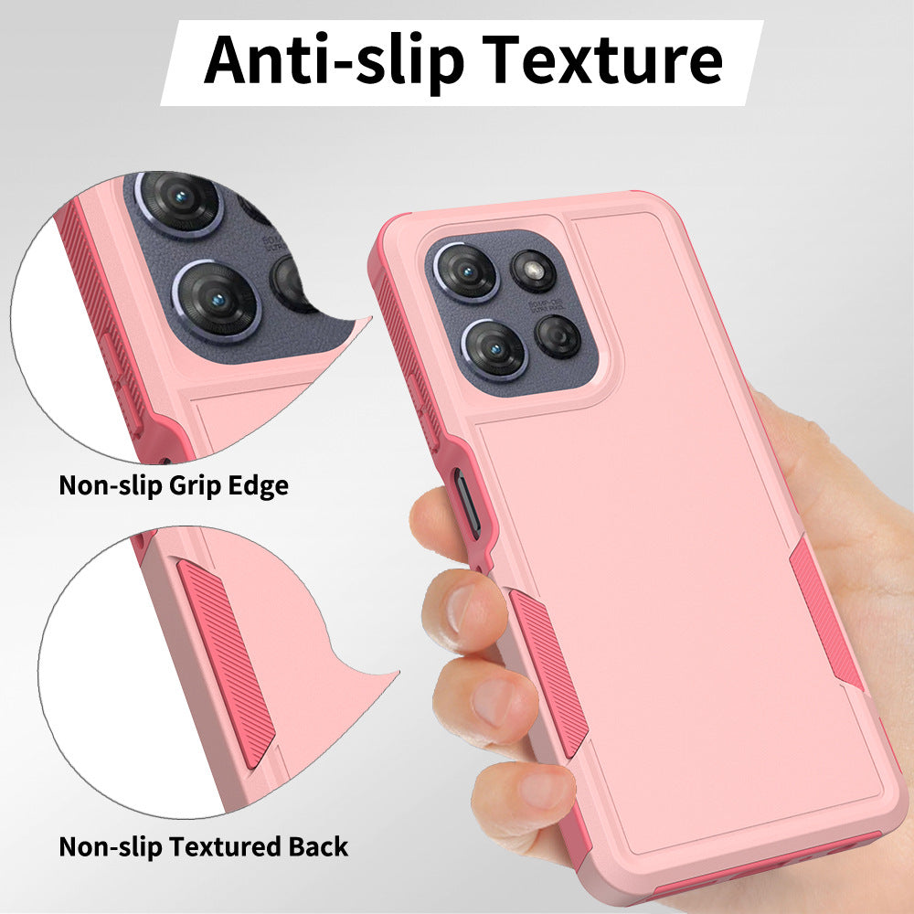 Shockproof TPU+PC Protective Case for Motorola Moto G Power 5G 2025, Anti-Fingerprint Anti-Fall Phone Cover