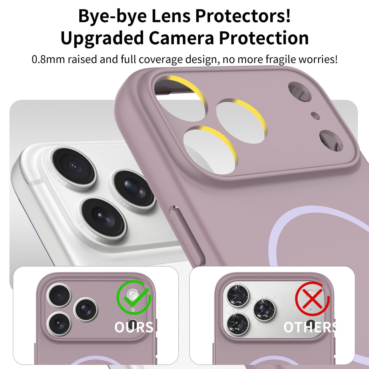 Magnetic Matte Silicone Phone Case with Lanyard Hole for iPhone 17 16 15 Pro Max Anti-Fall Protective Cover