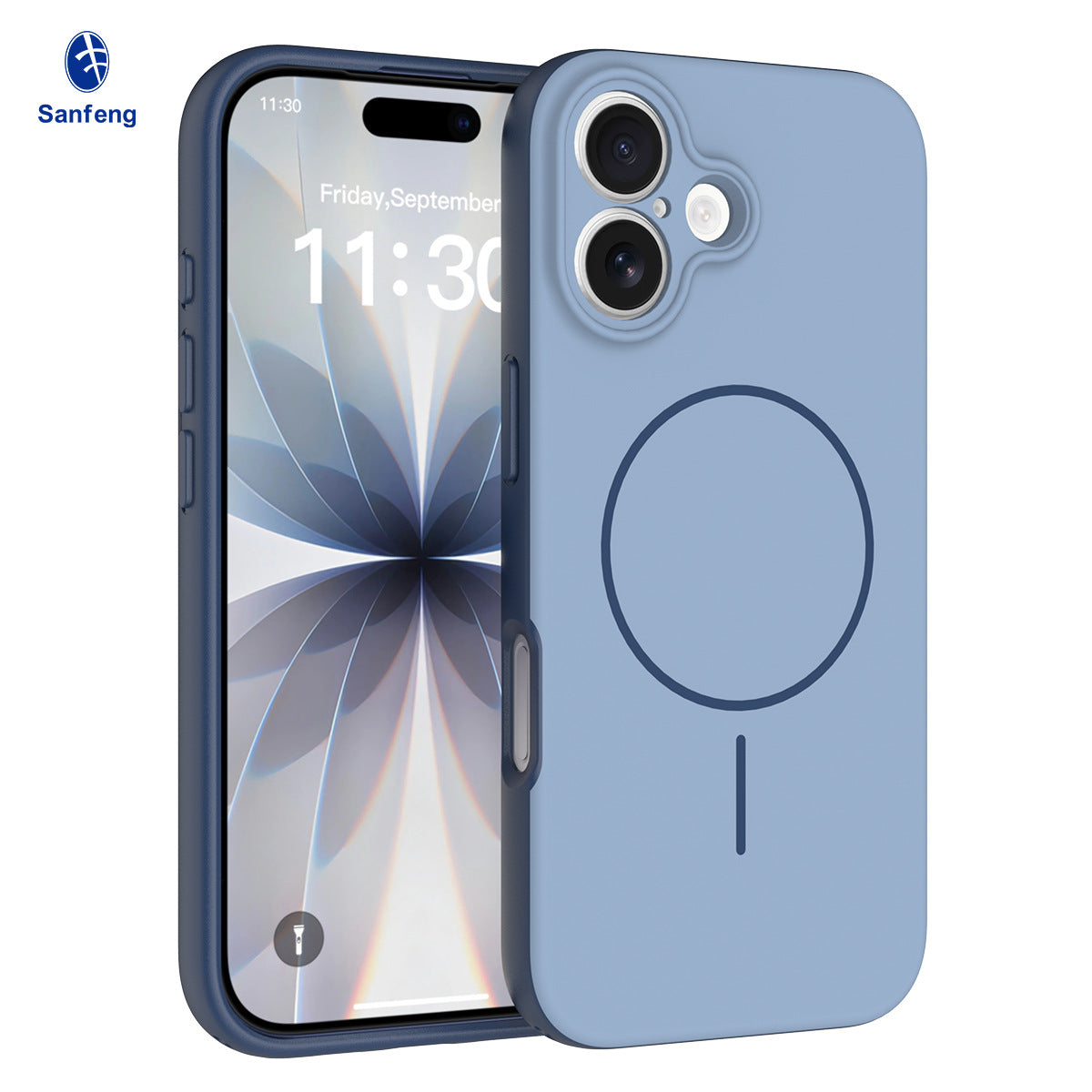 Magnetic Matte 2-in-1 Shockproof Phone Case with Lanyard for iPhone 17 Air, 16 Pro Max, 15 Series - Anti-Drop TPU Protective Cover