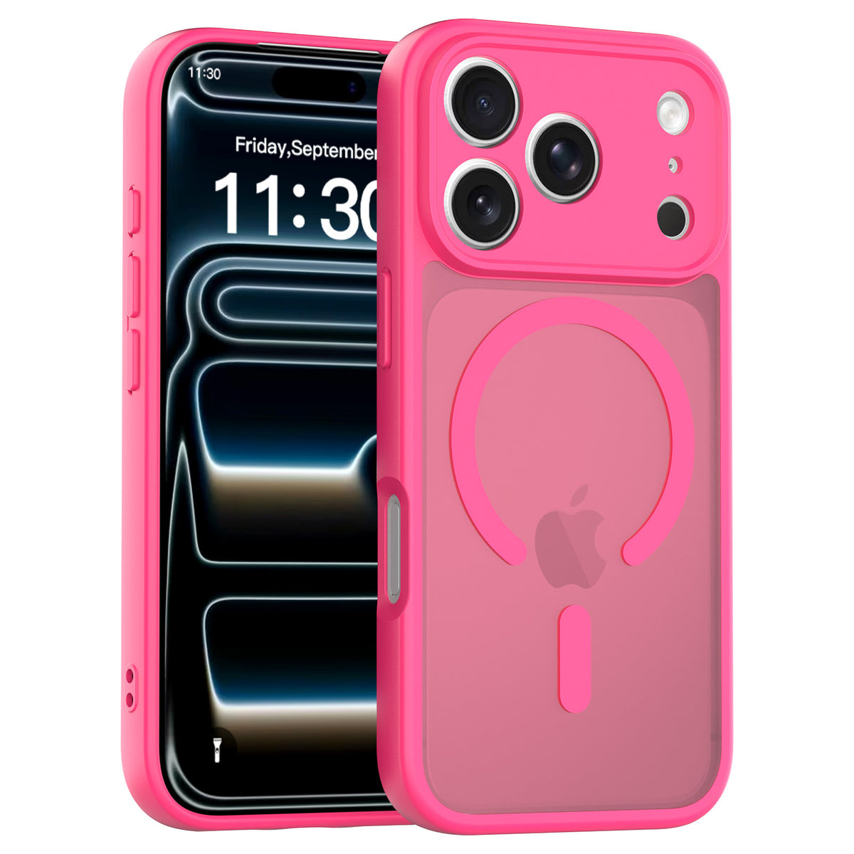Magnetic Skin-Feel Shockproof TPU Phone Case for iPhone 17, 16, and 15 Series Full Protective Cover