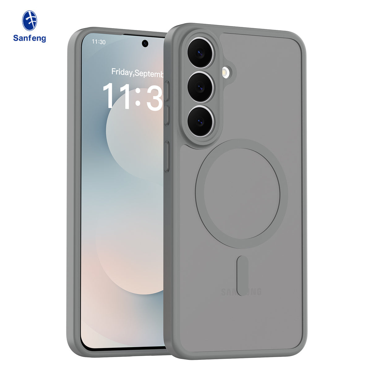 Magnetic Matte Translucent Phone Case for Samsung Galaxy S25 S24 Ultra Plus, Skin-Feel Anti-Drop Silicone Protective Cover