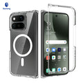 Transparent Magnetic Phone Case for Google Pixel, Shockproof Silicone Anti-Drop Protective Cover