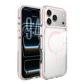 Sanfeng Transparent Shockproof Phone Case for iPhone, Dual-Color Clear Silicone Anti-Fingerprint Protective Cover