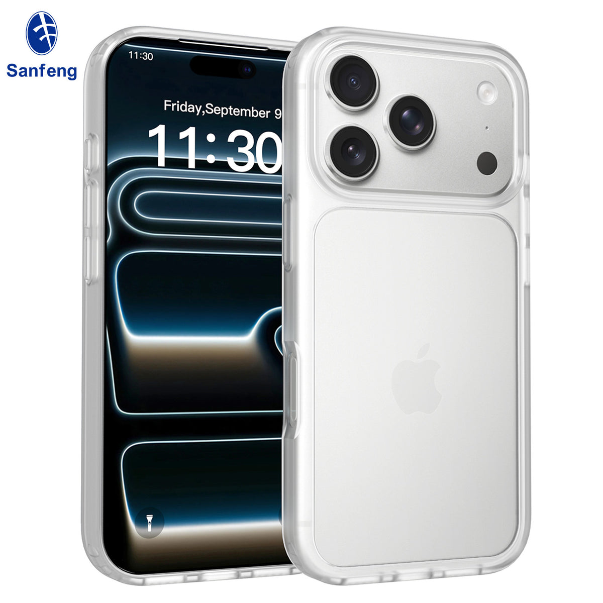 Frosted Translucent Skin-Feel TPU Phone Case - Anti-Drop Protective Cover for iPhone