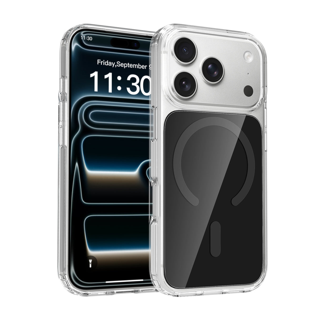 Transparent TPU Shockproof Protective Phone Case for iPhone 17 Pro Max, 16, 15, 14, 13 - Anti-Fall Soft Cover