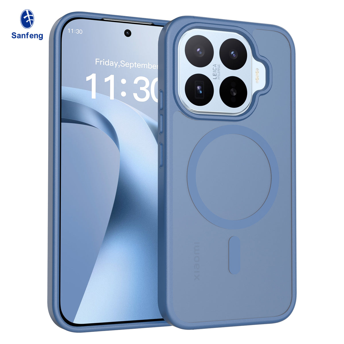 Magnetic Matte Translucent Shockproof Phone Case for Xiaomi 15 Pro / 15 / 14T / Redmi Note 14 Series, Anti-Fingerprint TPU Protective Back Cover
