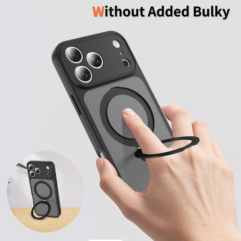 Magnetic Kickstand Phone Case Compatible with iPhone 17 Series, Shockproof TPU Protective Cover with Fine-Hole Camera Protection