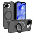 Magnetic Phone Case with Invisible Kickstand Compatible with Google Pixel, Anti-Fall All-Inclusive TPU+PC Protective Cover