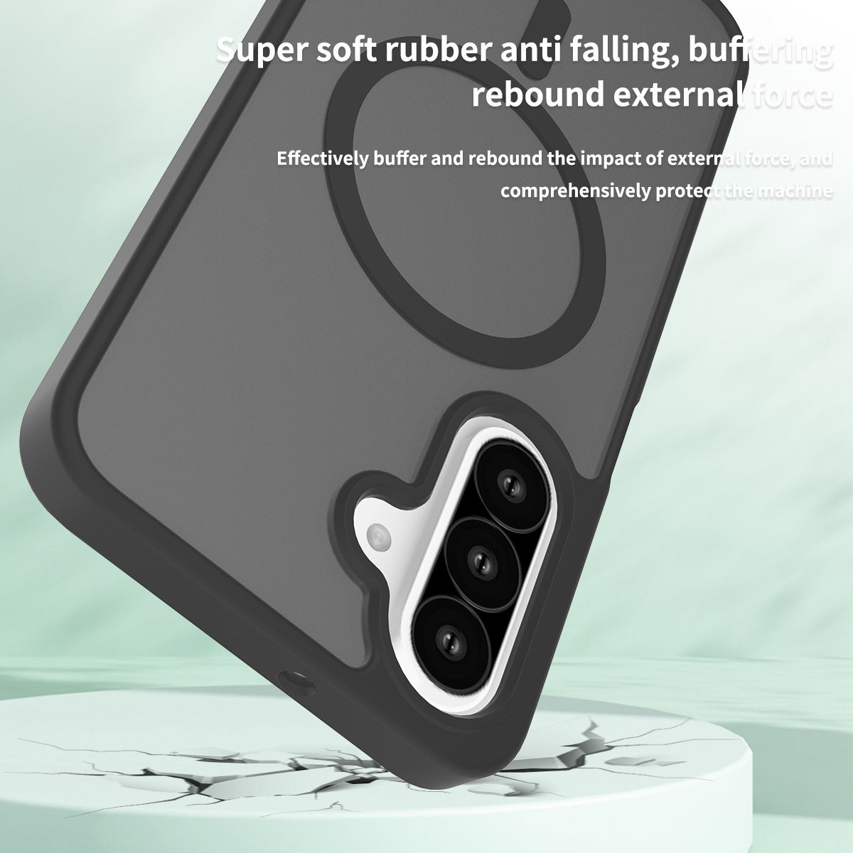 Matte Skin-Feel Magnetic Phone Case for Samsung Galaxy A Series, Shockproof Anti-Drop TPU Protective Cover