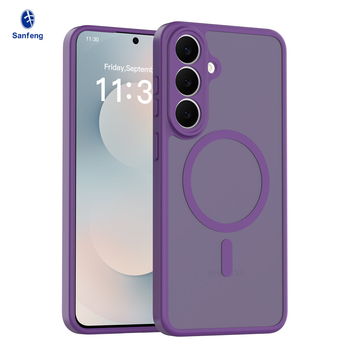 Magnetic Matte Translucent Phone Case for Samsung Galaxy S25 S24 Ultra Plus, Skin-Feel Anti-Drop Silicone Protective Cover