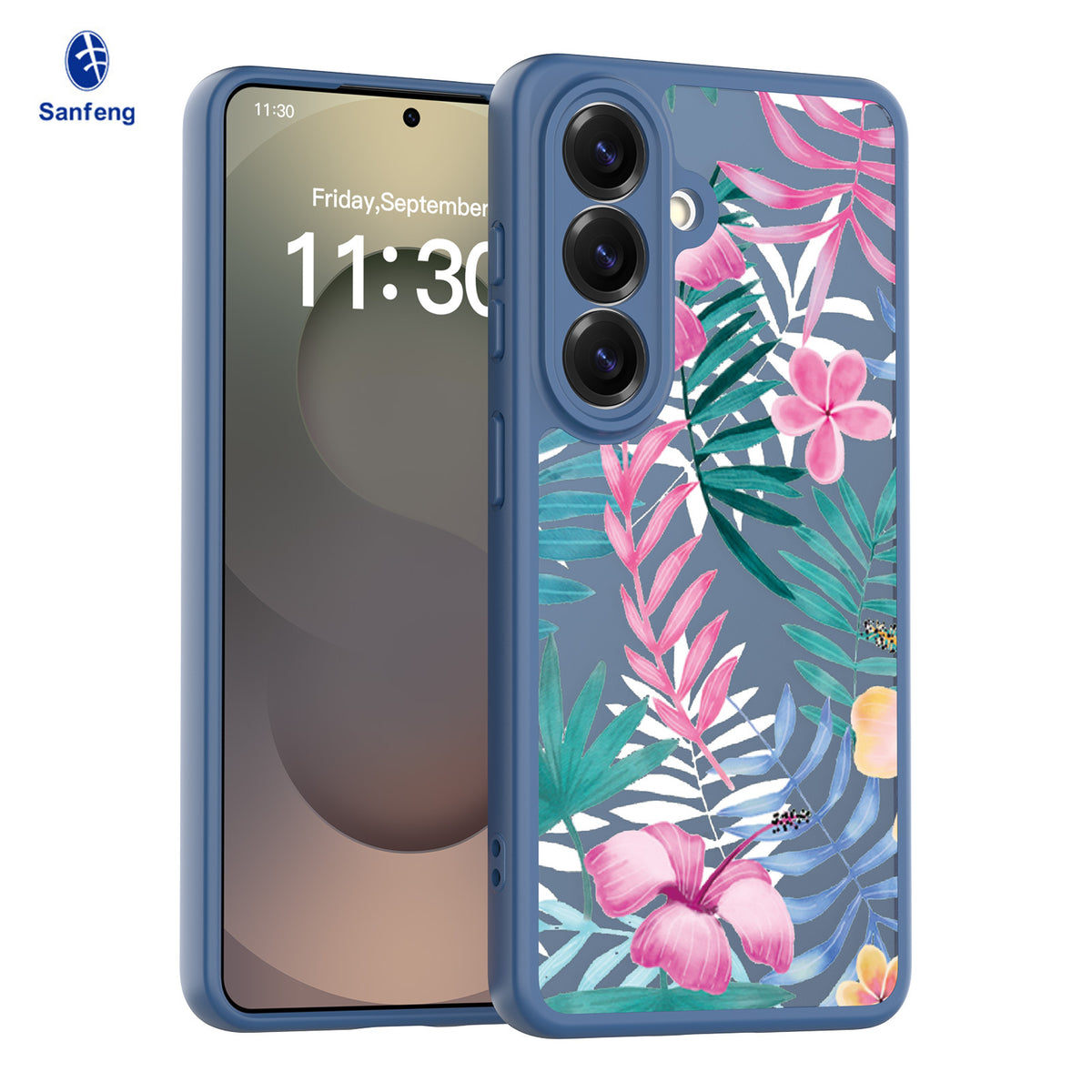 Sanfeng Custom Matte TPU Phone Case for Samsung Galaxy Series, Anti-Fall Protective Cover with Personalized Silk Screen Printing Logo