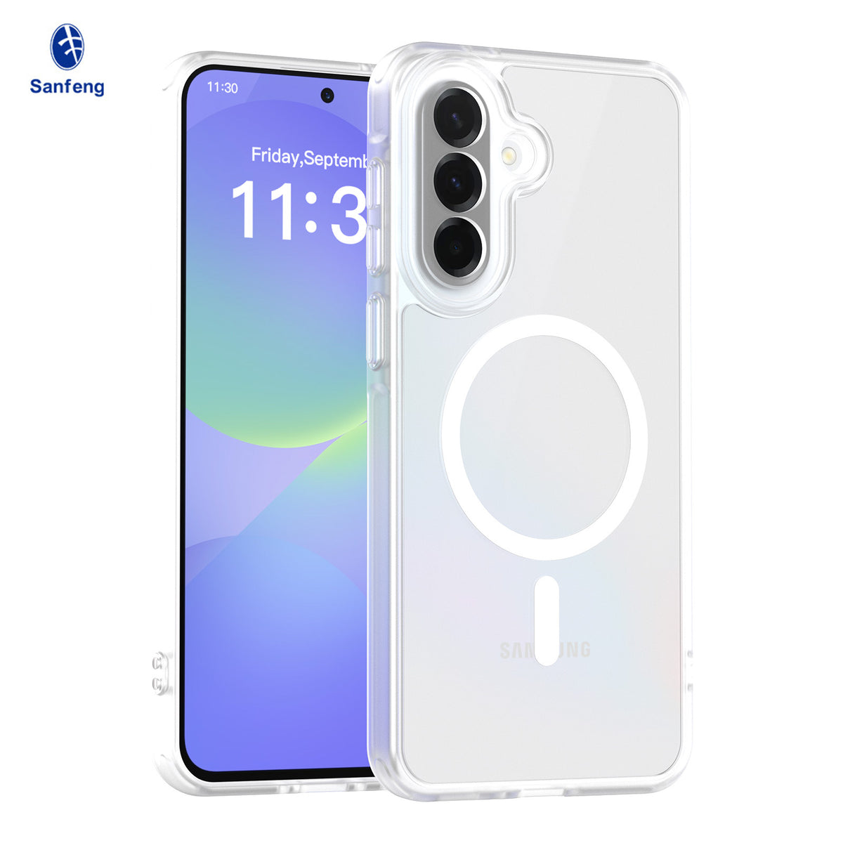 Matte Magnetic Anti-Fall Phone Case for Samsung Galaxy A57 A37 A17 5G A55 Shockproof TPU Protective Cover