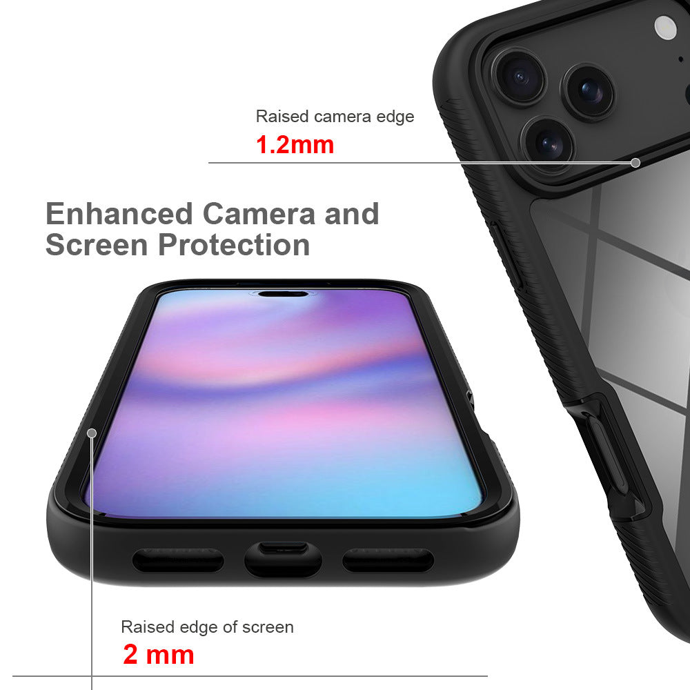 Shockproof Magnetic Phone Case for iPhone 17 16 15 14 Series - Anti-Fall TPU Protective Hard Cover