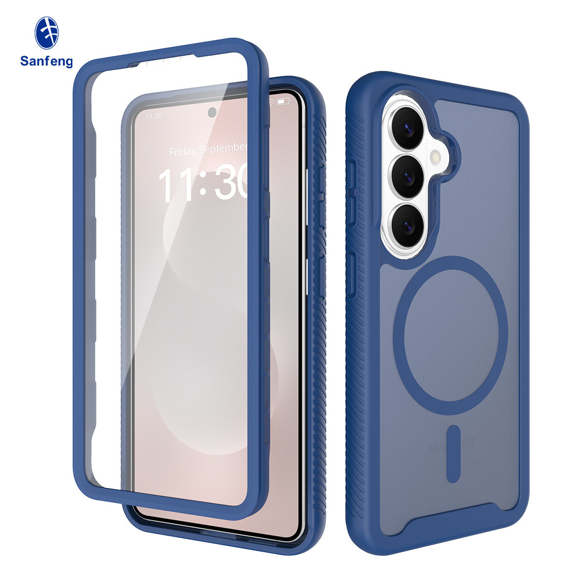 Magnetic Clear Anti-Fall TPU Phone Case Compatible with Samsung Galaxy S25 Ultra S24 Plus S24 FE