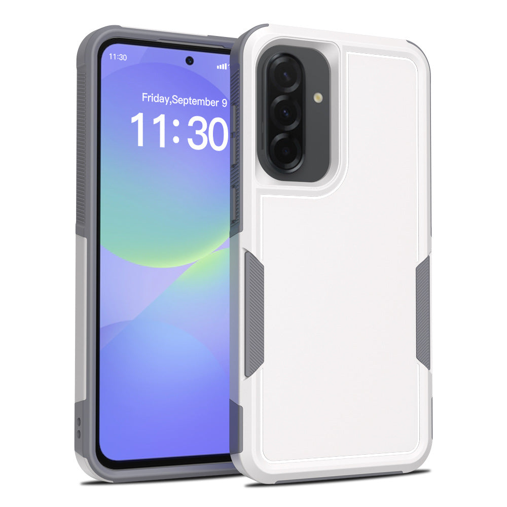 Shockproof Matte Black TPU Full-Cover Phone Case for Samsung Anti-Drop Protective Cover