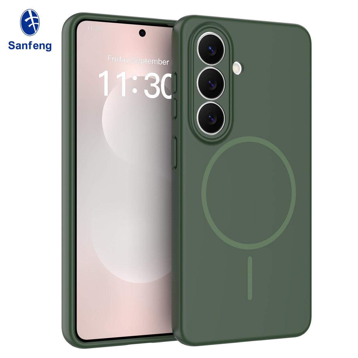 Magnetic TPU Matte Protective Phone Case with Precision Cutouts for Samsung Galaxy S25 S24 Ultra Plus - Anti-Fall Skin-Feel Cover