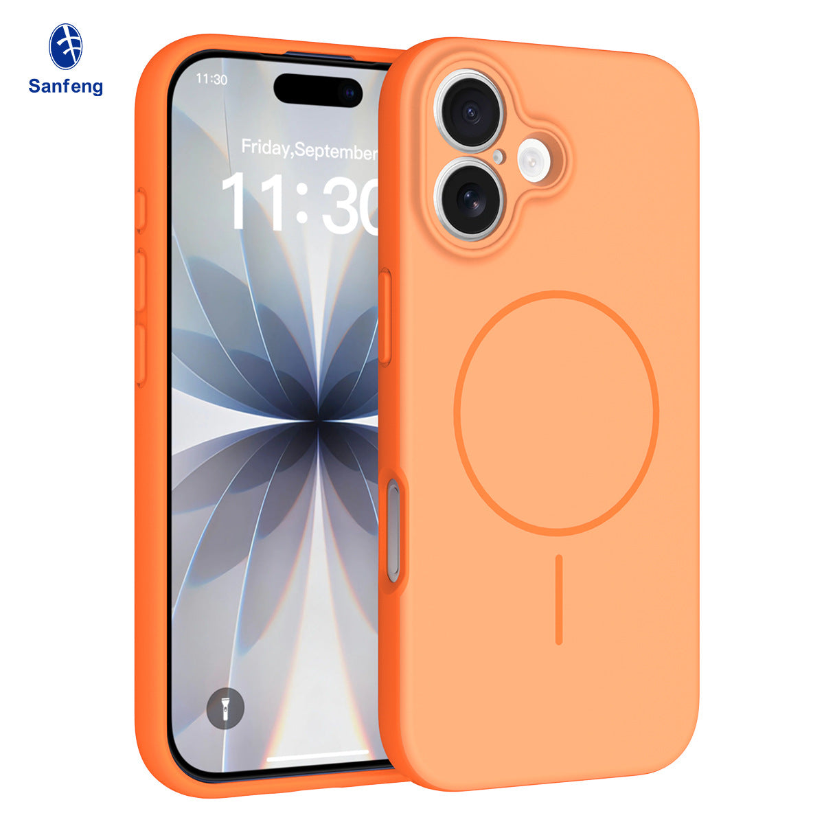 Magnetic Matte 2-in-1 Shockproof Phone Case with Lanyard for iPhone 17 Air, 16 Pro Max, 15 Series - Anti-Drop TPU Protective Cover