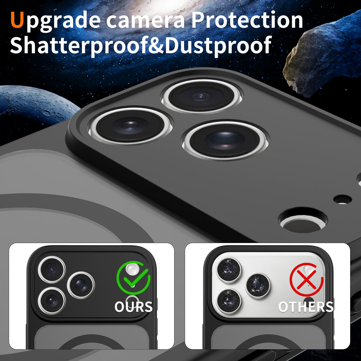 Magnetic Matte TPU Phone Case Compatible with iPhone 17 Air, Skin-Feel Anti-Fingerprint Semi-Transparent Protective Cover