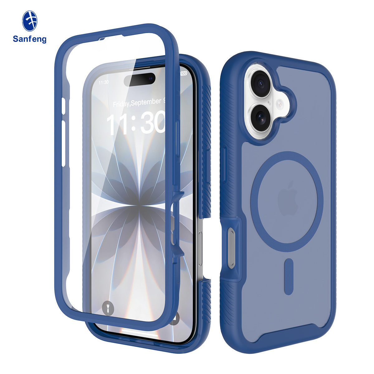 Magnetic Silicone Protective Phone Case Compatible with iPhone 17 Air, Anti-Fingerprint Anti-Drop Cover