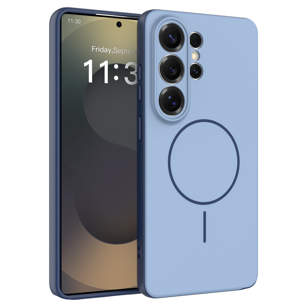 Magnetic Anti-Drop Skin-Feel TPU Phone Case for Samsung Galaxy, Precision Fit Shockproof Protective Cover