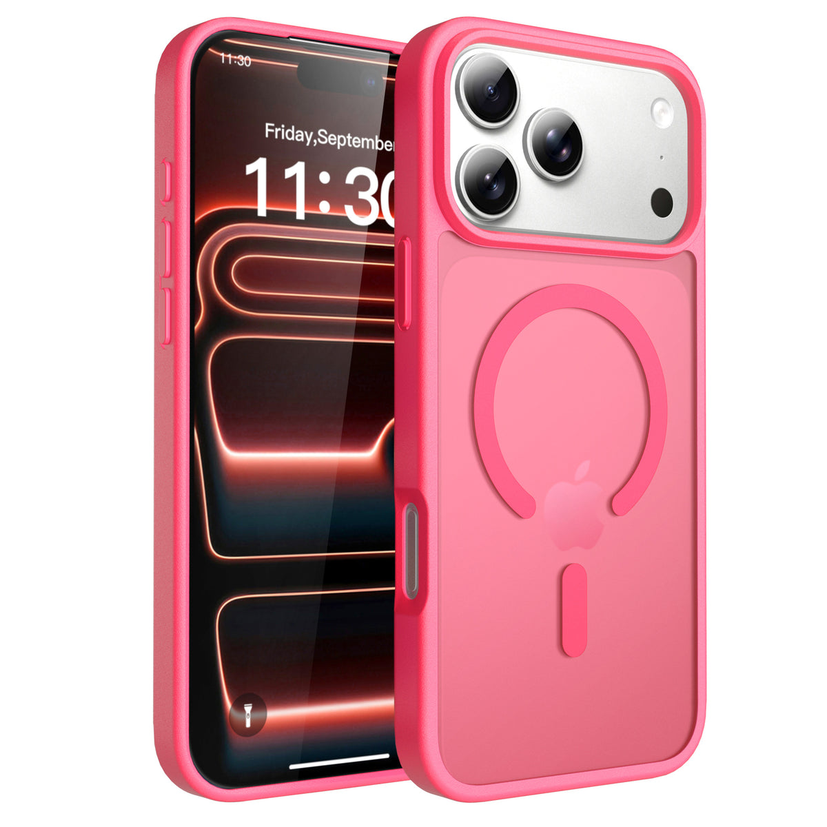 Magnetic Matte Anti-Drop Protective Phone Case for iPhone, Shockproof High-Quality TPU Back Cover