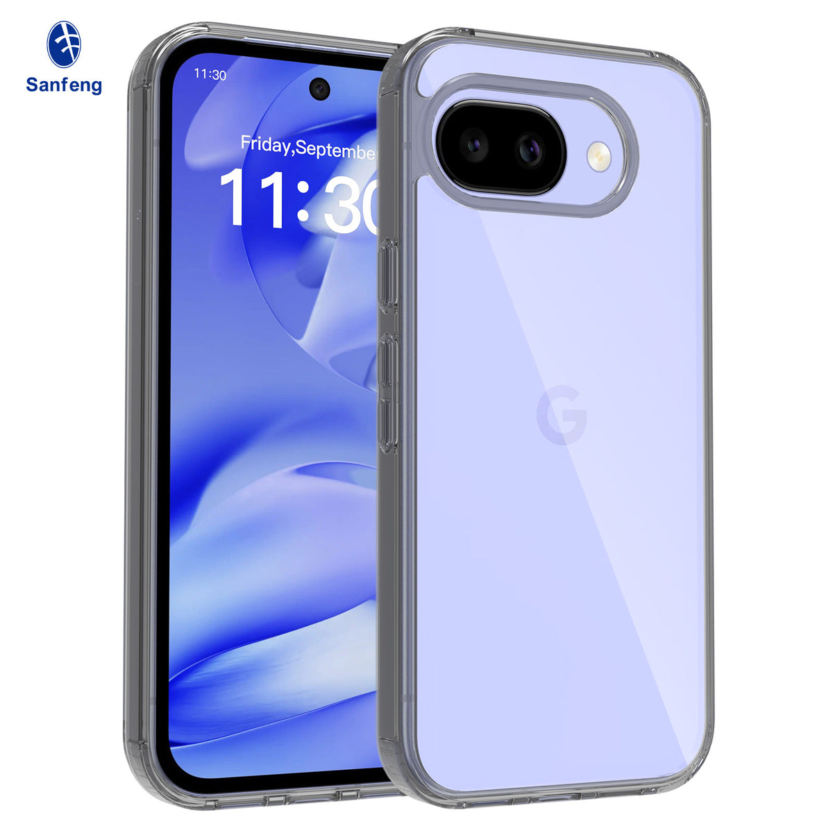Magnetic Clear Case for Google Pixel 9 & 10 Pro / Pro XL - 2.0 Thickened Shockproof TPU+PC Hybrid Protective Cover