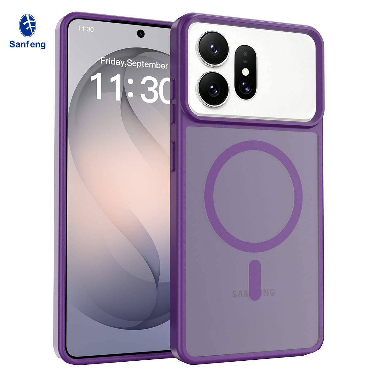 Magnetic Matte Silicone Case for Samsung Galaxy S27 Ultra S26 - Slim Shockproof 2-in-1 Skin-Feel Protective Cover