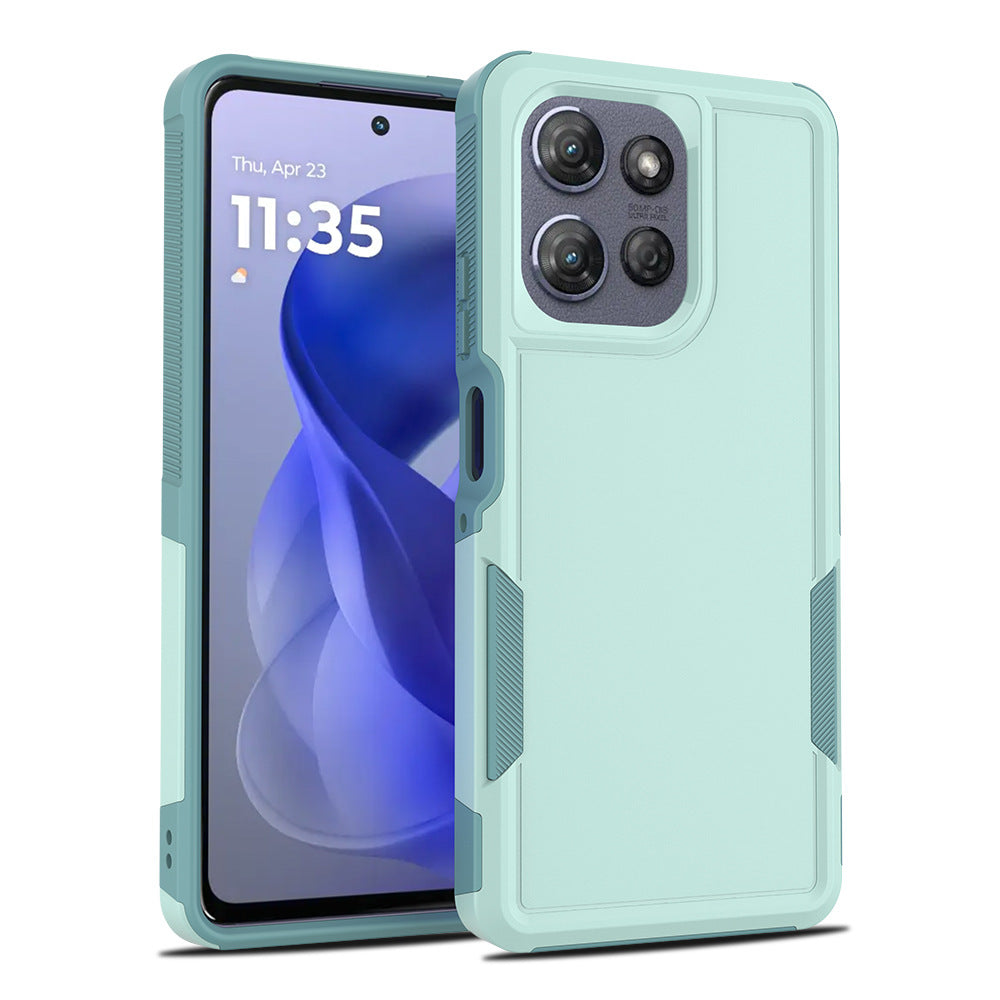 Shockproof TPU+PC Protective Case for Motorola Moto G Power 5G 2025, Anti-Fingerprint Anti-Fall Phone Cover