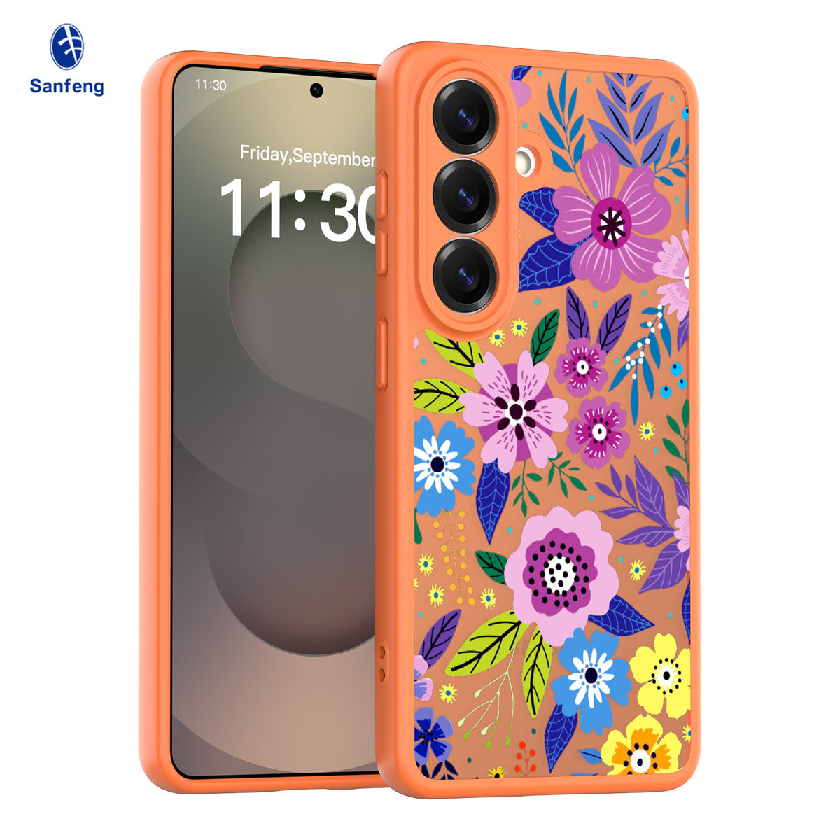 Sanfeng Custom Matte TPU Phone Case for Samsung Galaxy Series, Anti-Fall Protective Cover with Personalized Silk Screen Printing Logo