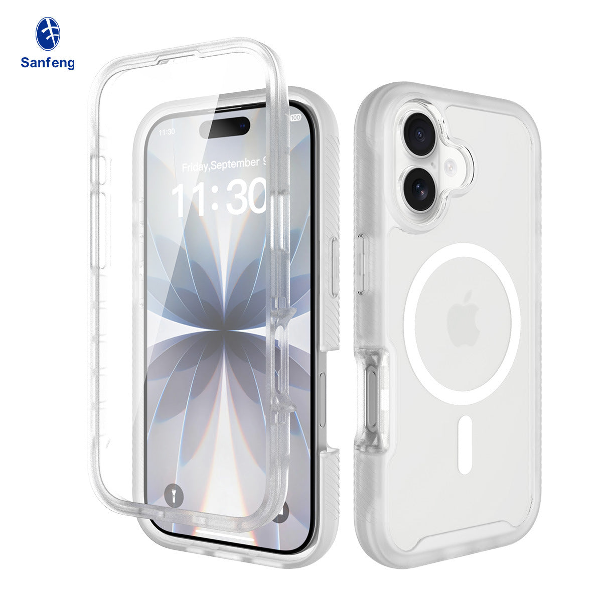 Magnetic Silicone Protective Phone Case Compatible with iPhone 17 Air, Anti-Fingerprint Anti-Drop Cover