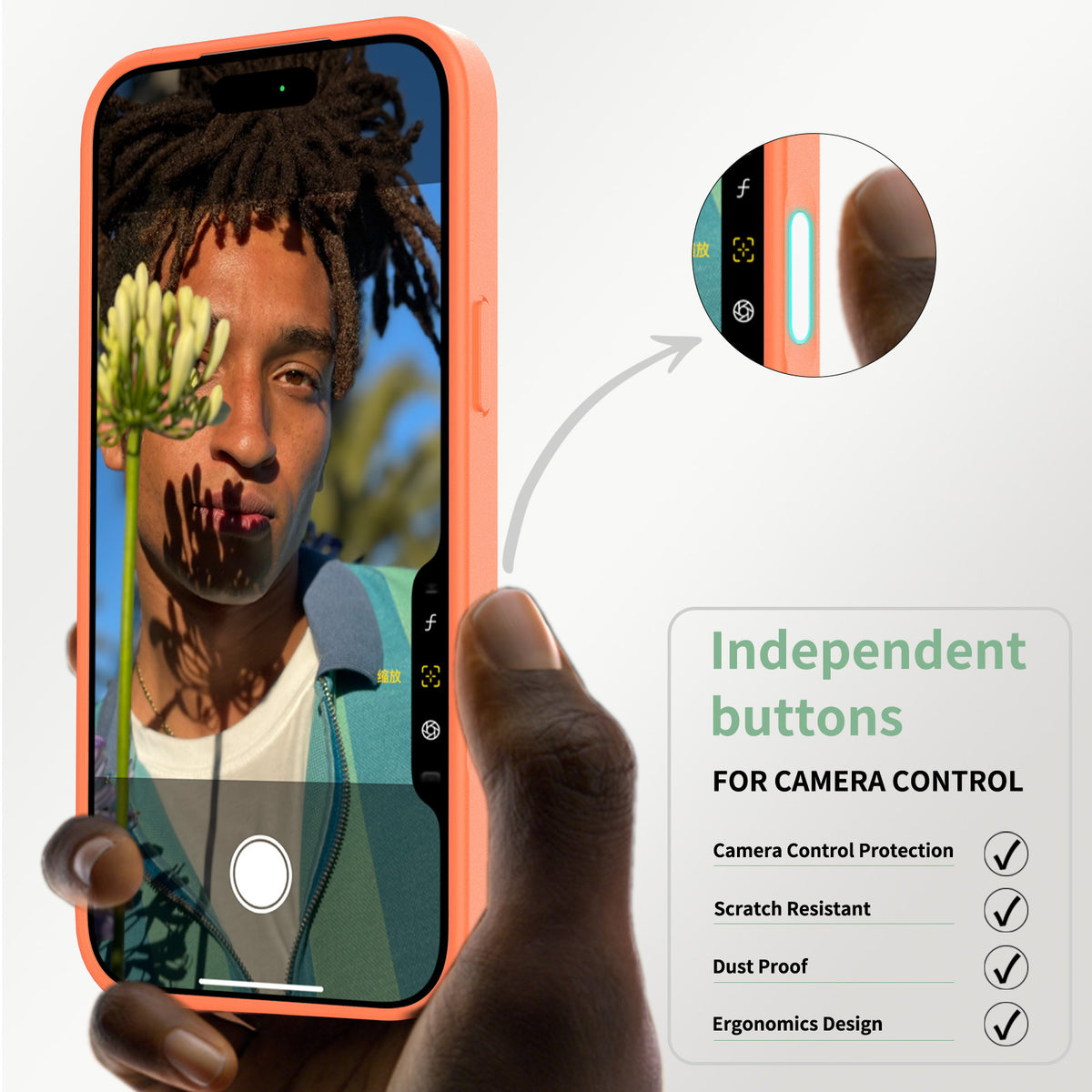 Magnetic Anti-Drop Phone Case Compatible with iPhone 16 / 15 / 14 Pro Max, Matte Skin-Feel Shockproof TPU Protective Cover